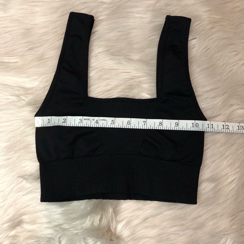 FREE PEOPLE Good Karma Square Neck Bra Top XS/S - Picture 7 of 8